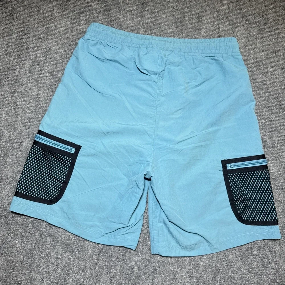 Adidas Adventure Woven Cargo Shorts Hiking‎ Outdoor Gorpcore Light Blue Size S